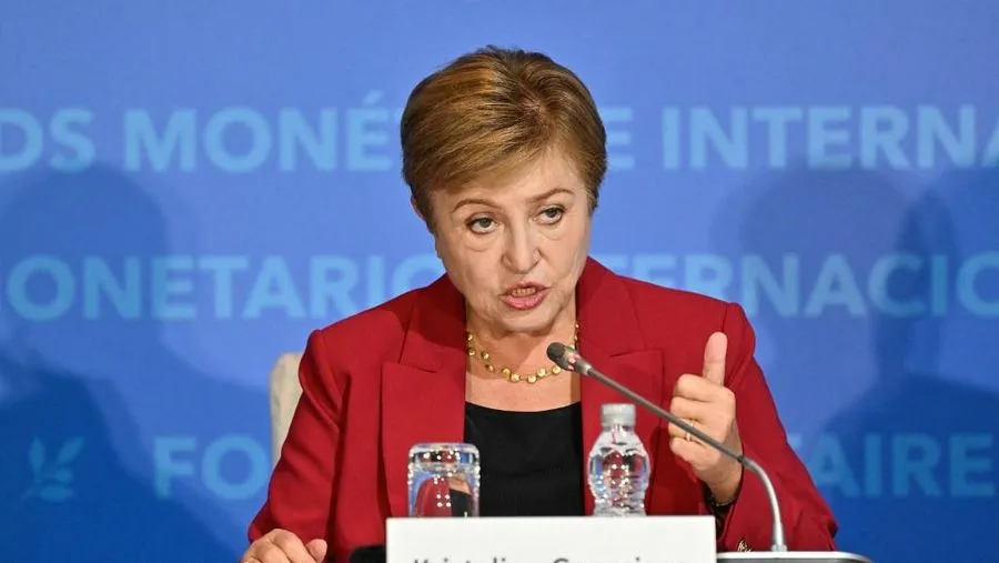 Direktur Pelaksana Dana Moneter Internasional Imf Kristalina Georgieva Berbicara Selama Konferensi Pers Tentang Penilaian Tahu 1765438852595 169